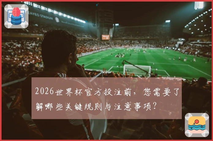 2026世界杯官方投注前，您需要了解哪些关键规则与注意事项？